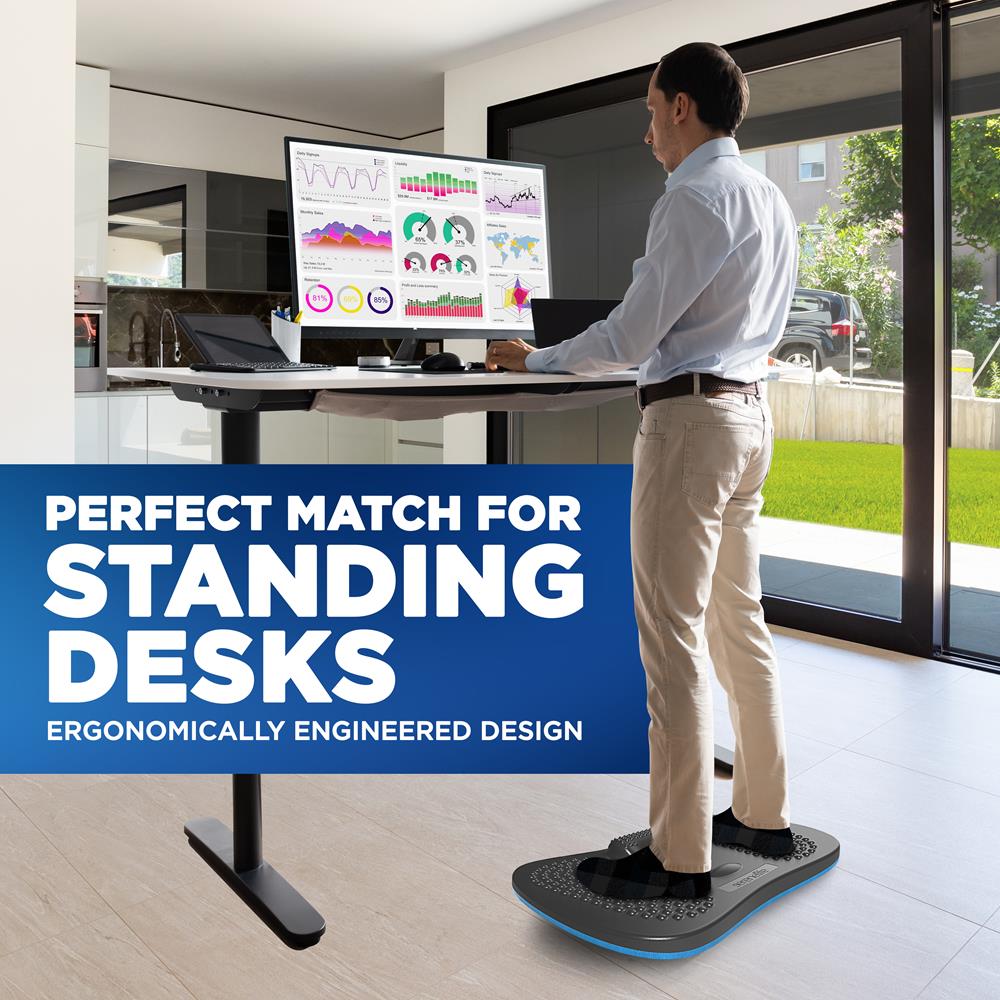 SereneLife Balance Board Wackelbrett Holz 51cm ergonomisch