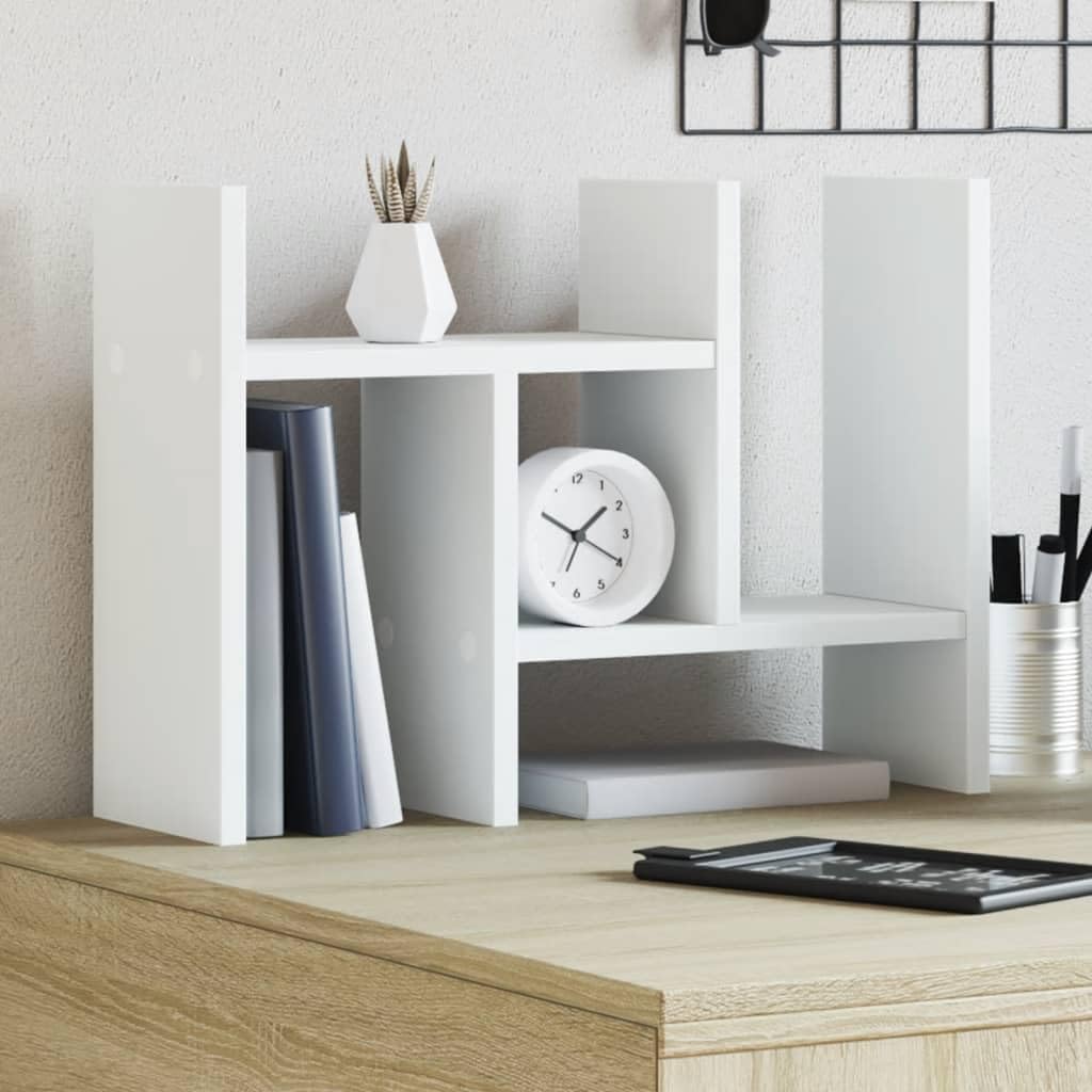 vidaXL Möbel Schreibtisch-Organizer 34,5 cm Holzwerkstoff Weiß