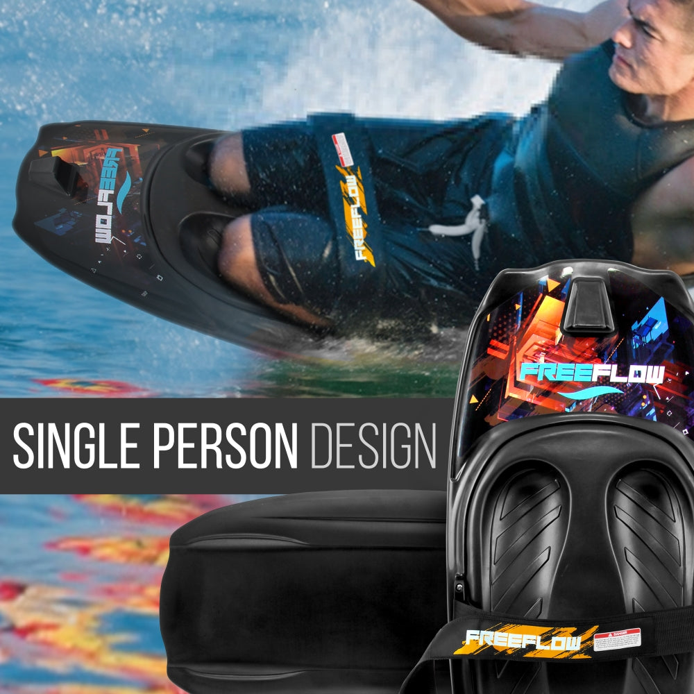 SereneLife Thunder Wave Kneeboard Kniebrett 127cm schwimmend