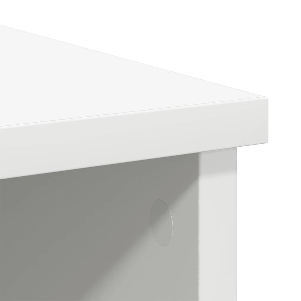 vidaXL Möbel Sideboard Weiß 101x35x76 cm mit Schublade