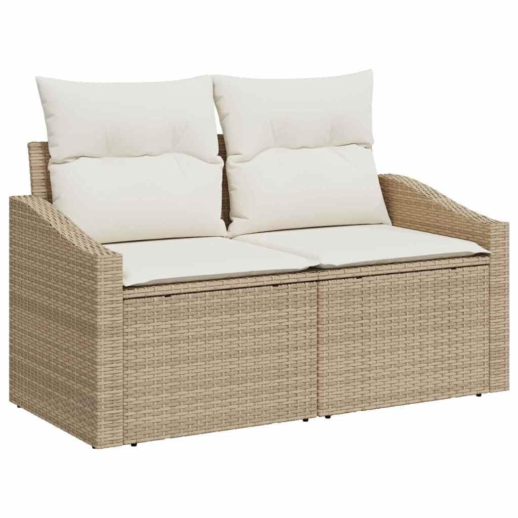 vidaXL Heim & Garten Gartensofa-Set 8-tlg Beige 178cm modular