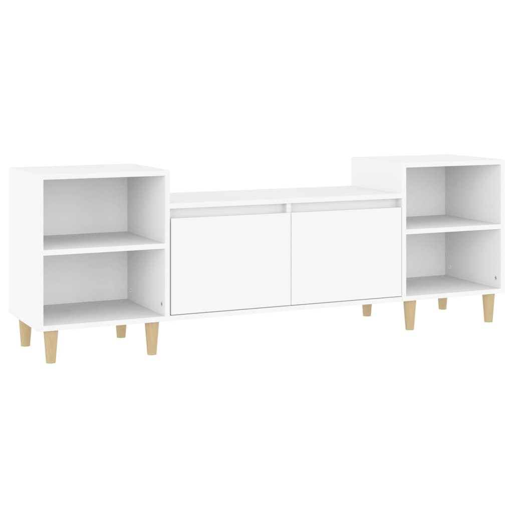 vidaXL Möbel TV-Schrank Lowboard Weiß 160x35x55 cm