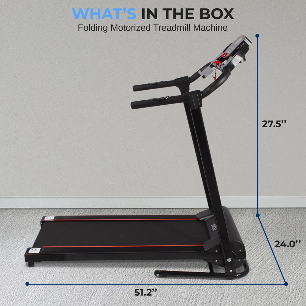 Serenelife Fitness Equipment Laufband klappbar Bluetooth 12 Programme