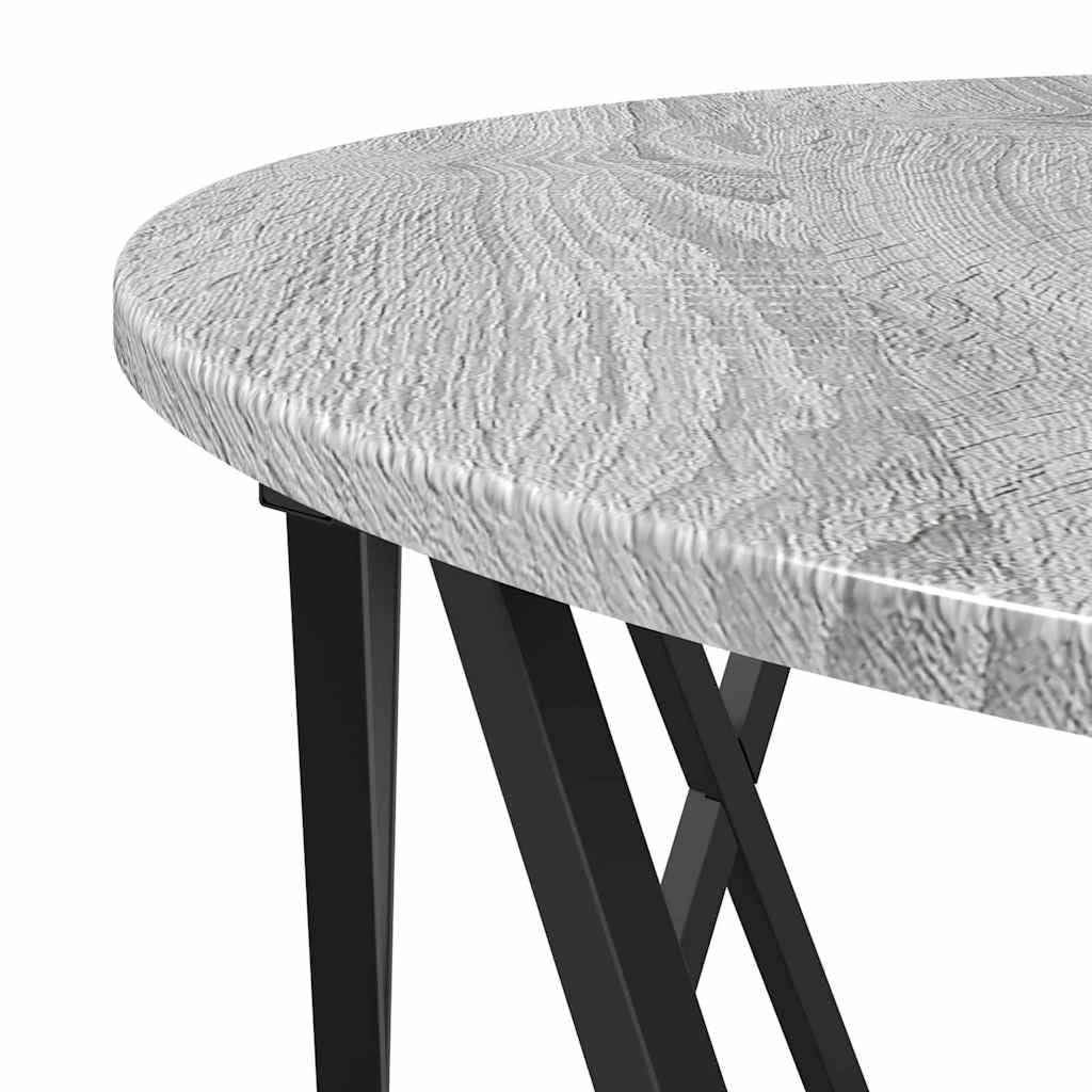 vidaXL Couchtisch Sonoma-Grau 80x80x42 cm Wohnzimmertisch