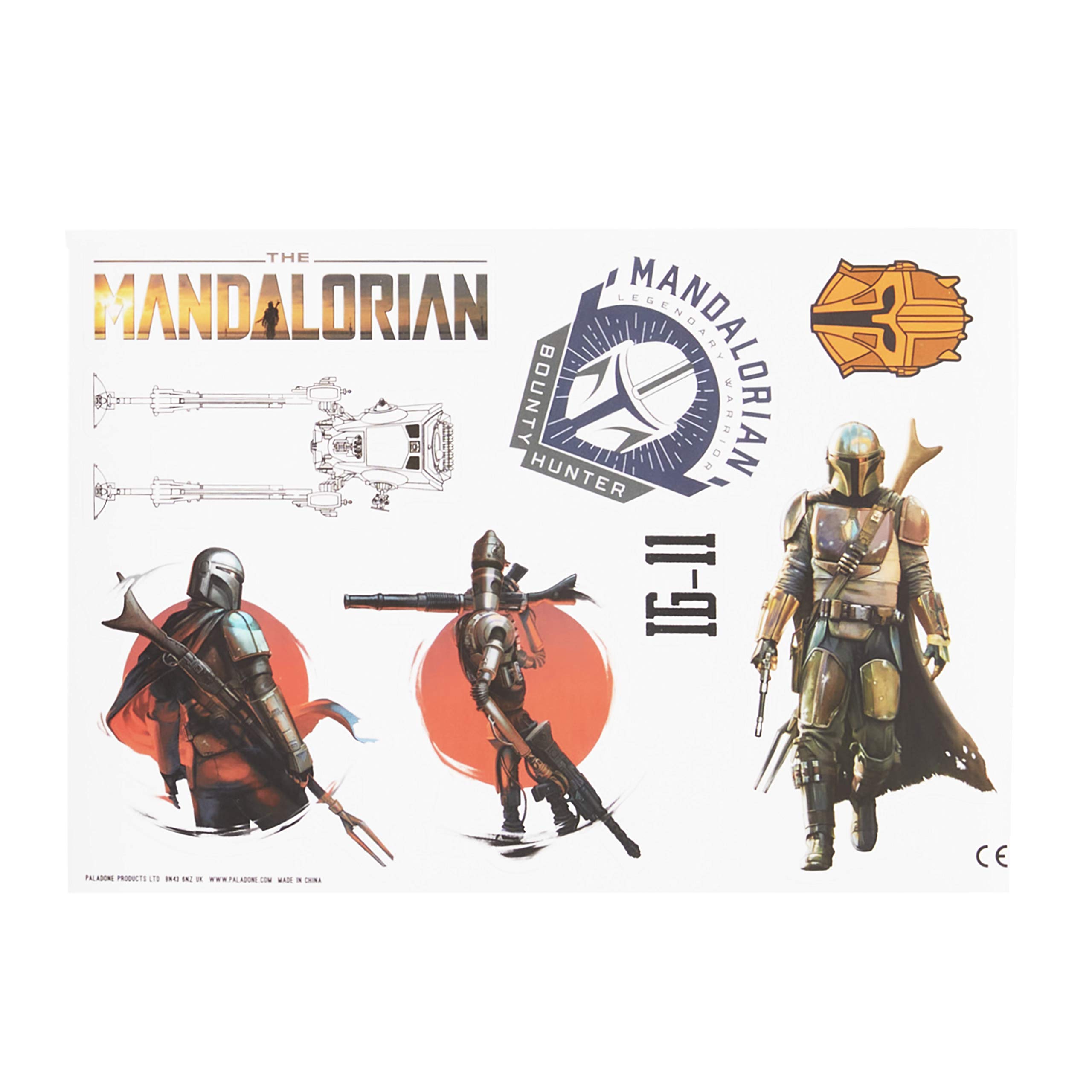 Paladone Homeware Mandalorian Gadget-Aufkleber 4 Blätter kaufen