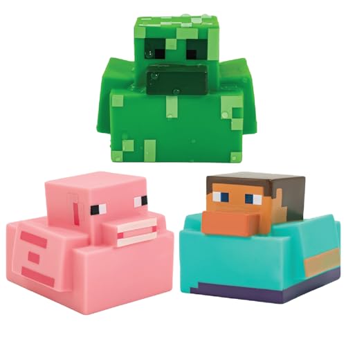 Paladone Homeware Minecraft Badeenten 3er-Set Creeper lizenziert