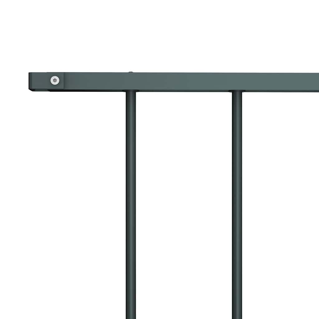 vidaXL Heim & Garten Zaunelement Stahl 1,63x1 m Anthrazit
