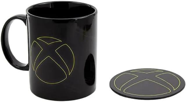 Paladone Drinkware Xbox Tasse mit Untersetzer 300 ml 2-teilig