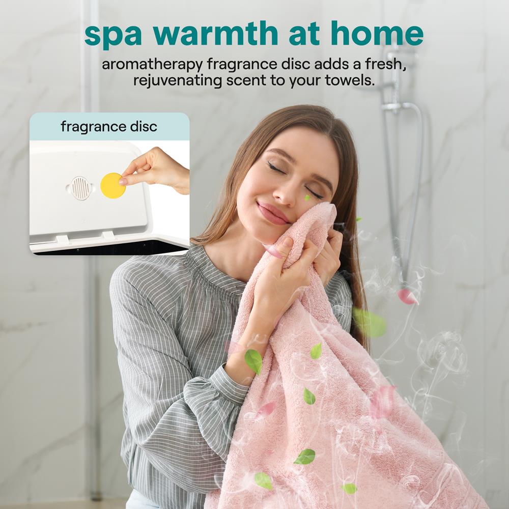 Serenelife Towel Warmers Handtuchwärmer weiß 20L