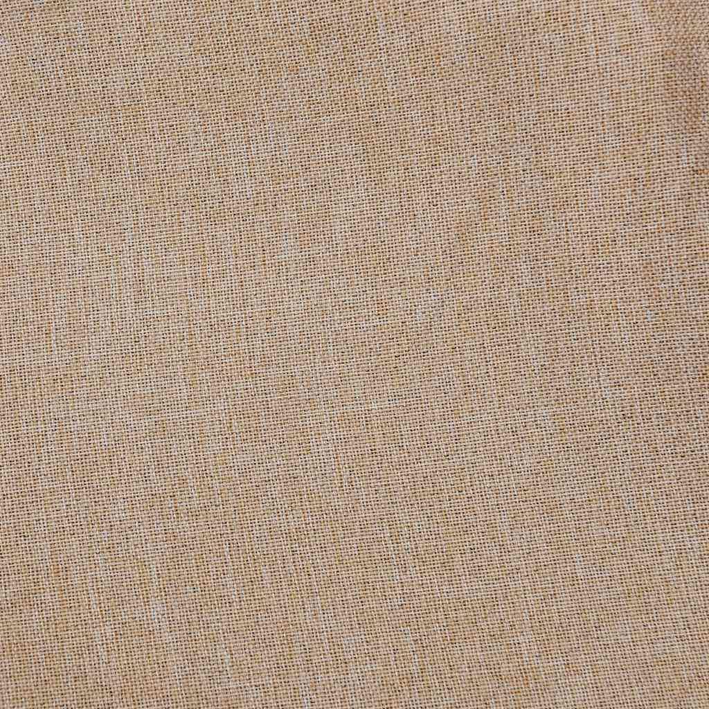 vidaXL Verdunkelungsvorhang 2er beige 140x245 cm Leinenoptik