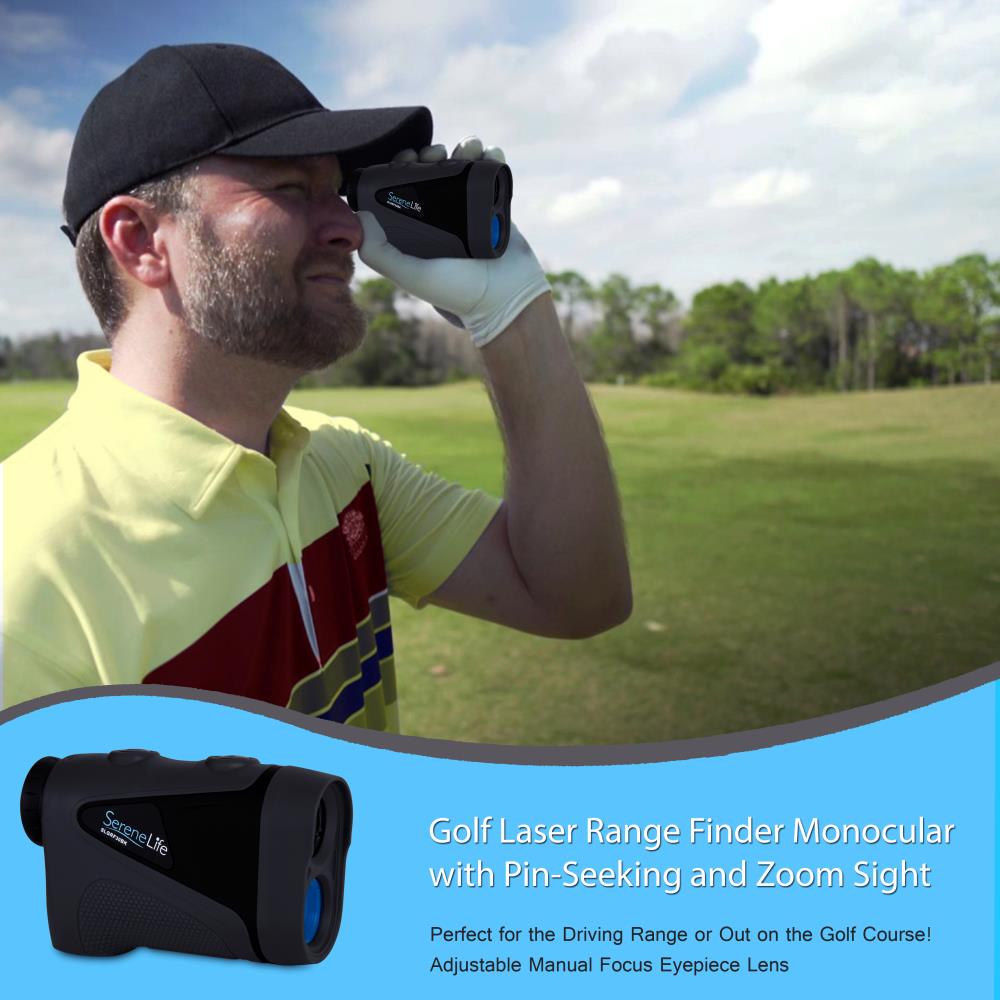 Serenelife Golf Laser Entfernungsmesser 6X wasserdicht 540 Yards
