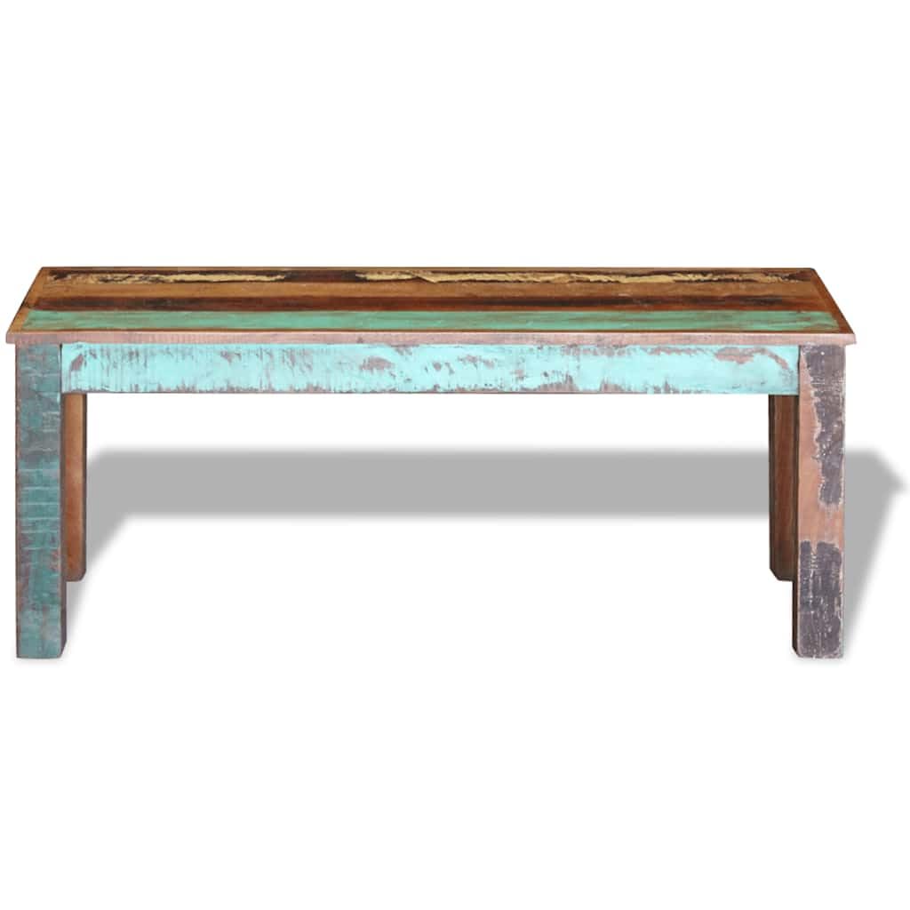 vidaXL Heim & Garten Bank Altholz 110x35x45 cm Massivholz