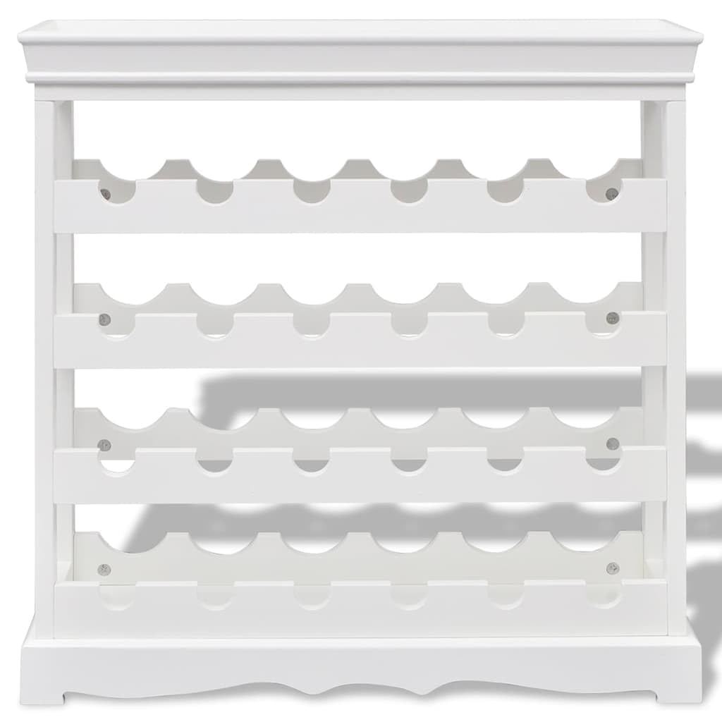 vidaXL Abreu Weinschrank Weiß für 24 Flaschen
