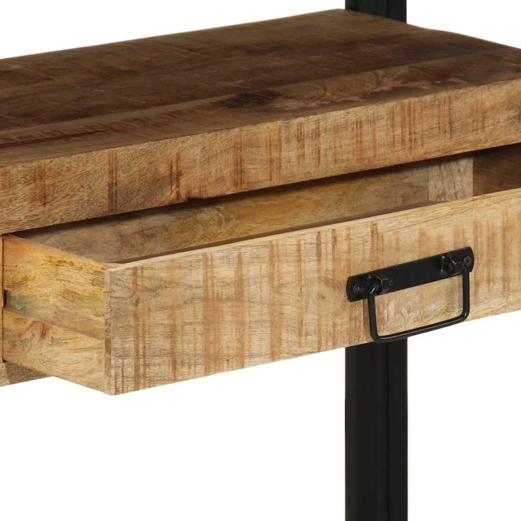 vidaXL Möbel Konsolentisch Braun Mango 120x33x75 cm Schubladen