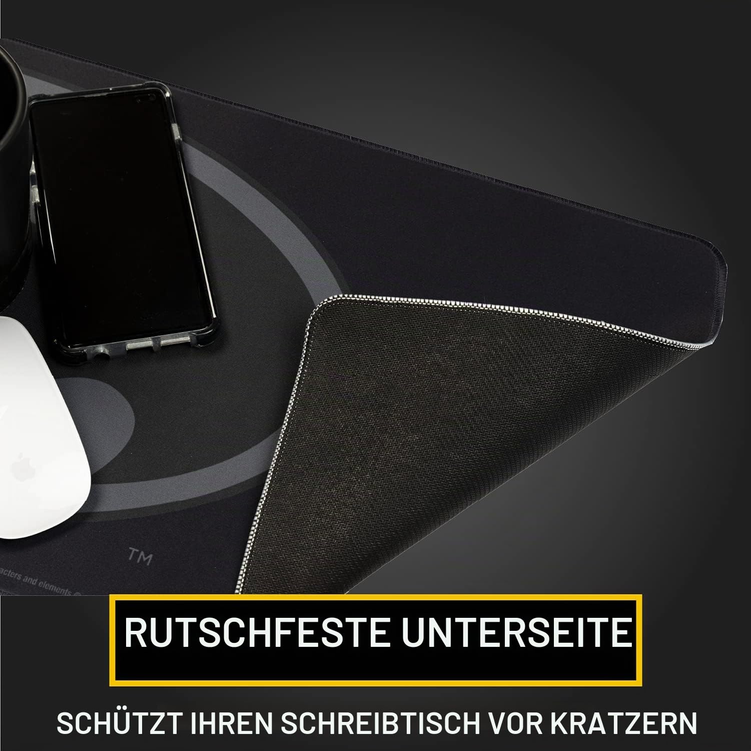 Paladone Homeware Batman Logo Schreibtischunterlage 30x80 cm
