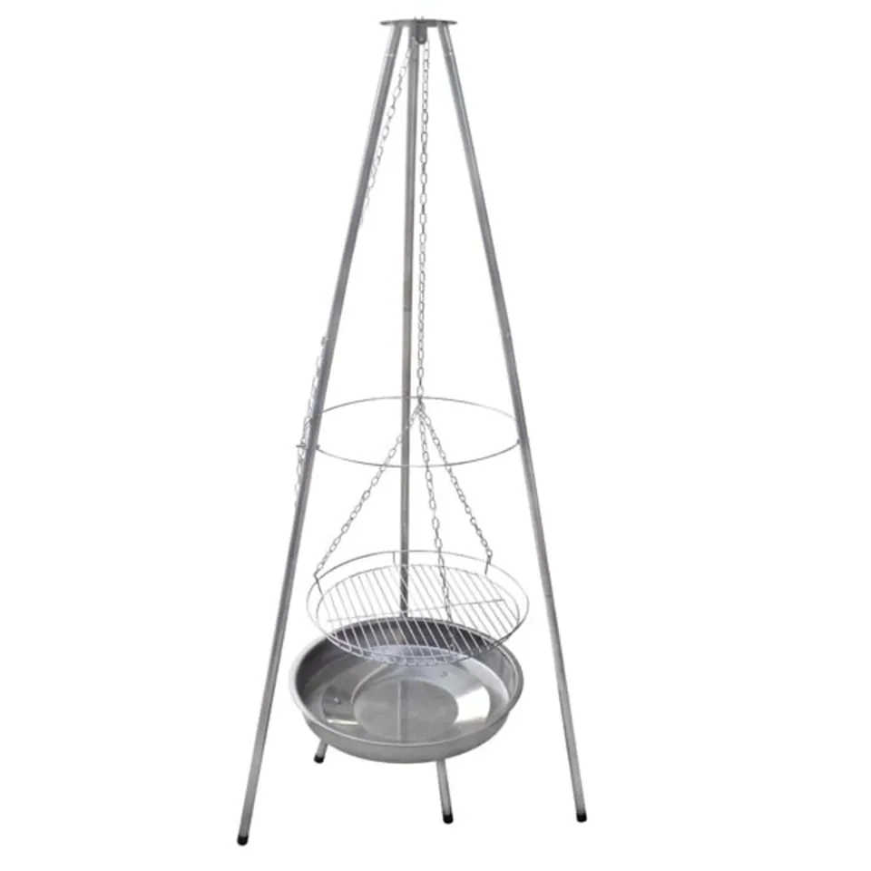 vidaXL Heim & Garten Alfresco Grill Edelstahl Outdoor