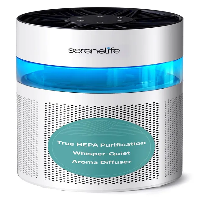 Serenelife DeHumidifiers Luftreiniger Weiß HEPA 13 Aroma
