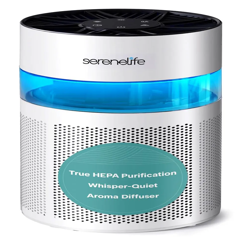 Serenelife DeHumidifiers Luftreiniger Weiß HEPA 13 Aroma