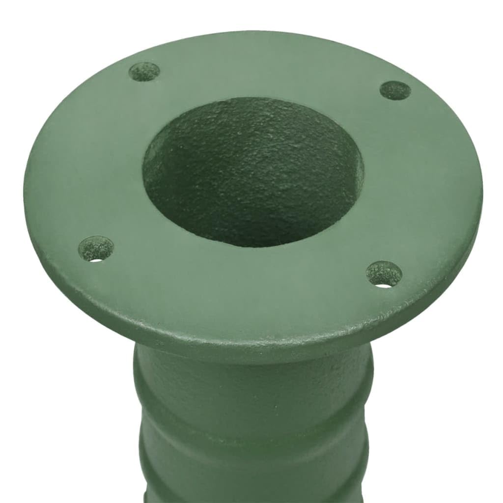 vidaXL Heimwerkerbedarf Pumpenständer Gusseisen 66 cm schwarz-grün