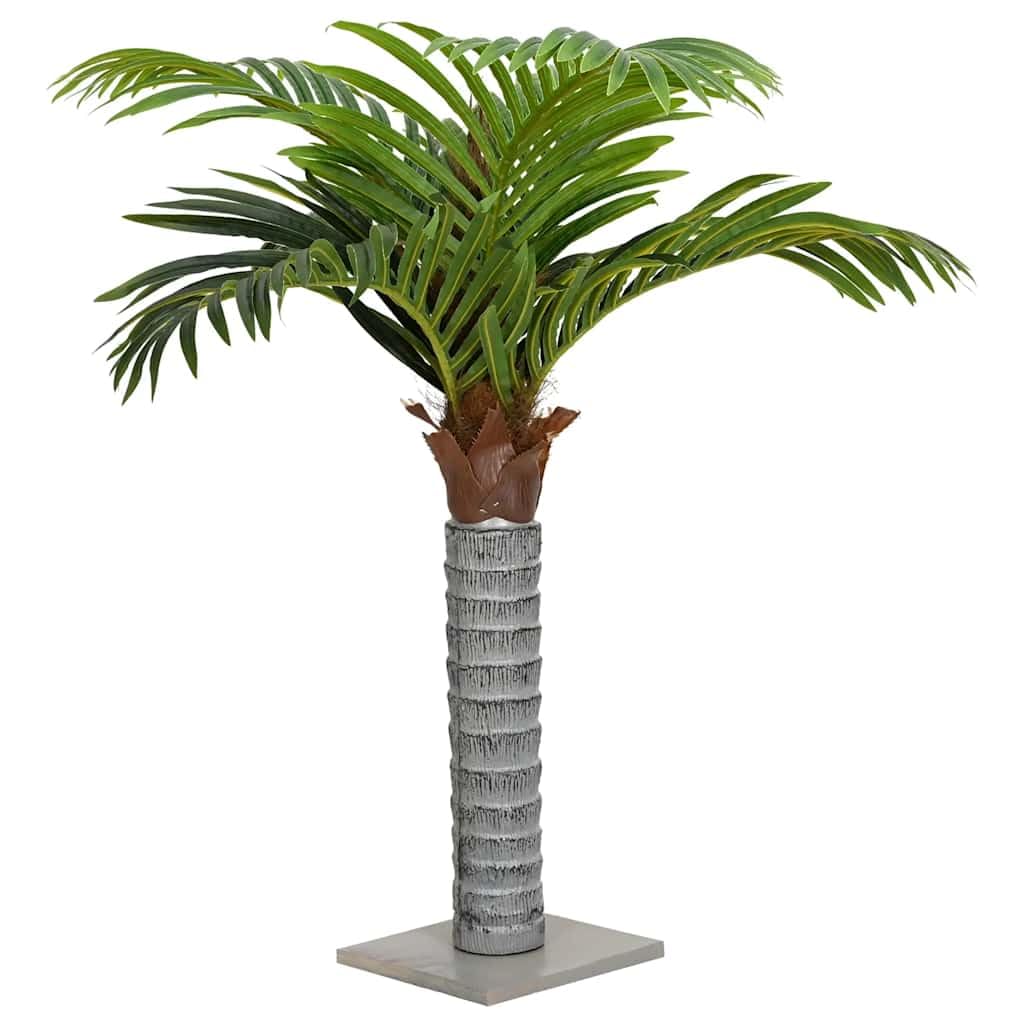 vidaXL Palme Künstlich 6 Blätter 100 cm Grün Topf