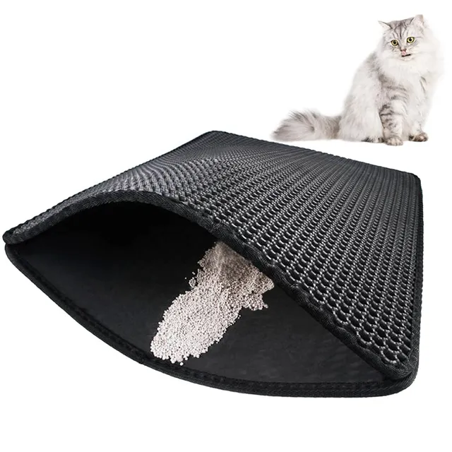 Intirilife Katzenklo Matte 65x75cm wasserfest