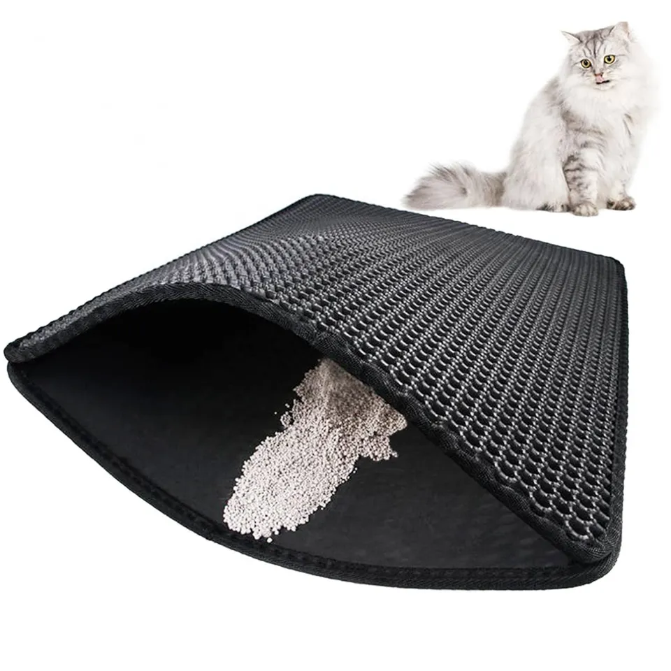 Intirilife Katzenklo Matte 65x75cm wasserfest