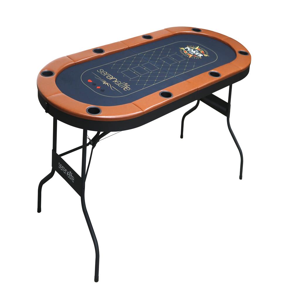 Serenelife Game Tables SLPT760 Pokertisch klappbar 8 Spieler Filz