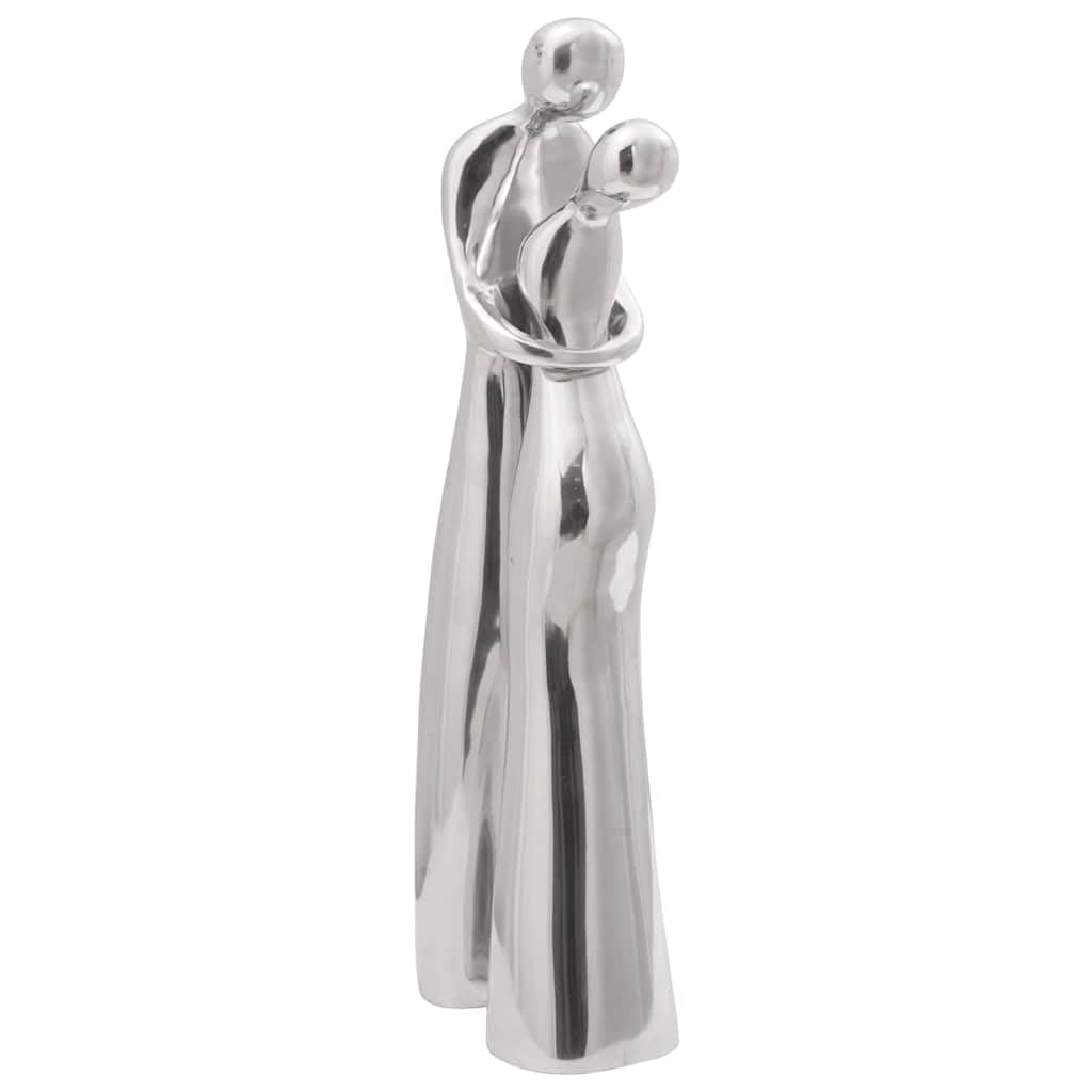 vidaXL Heim & Garten Skulptur Silber Aluminium 49 cm