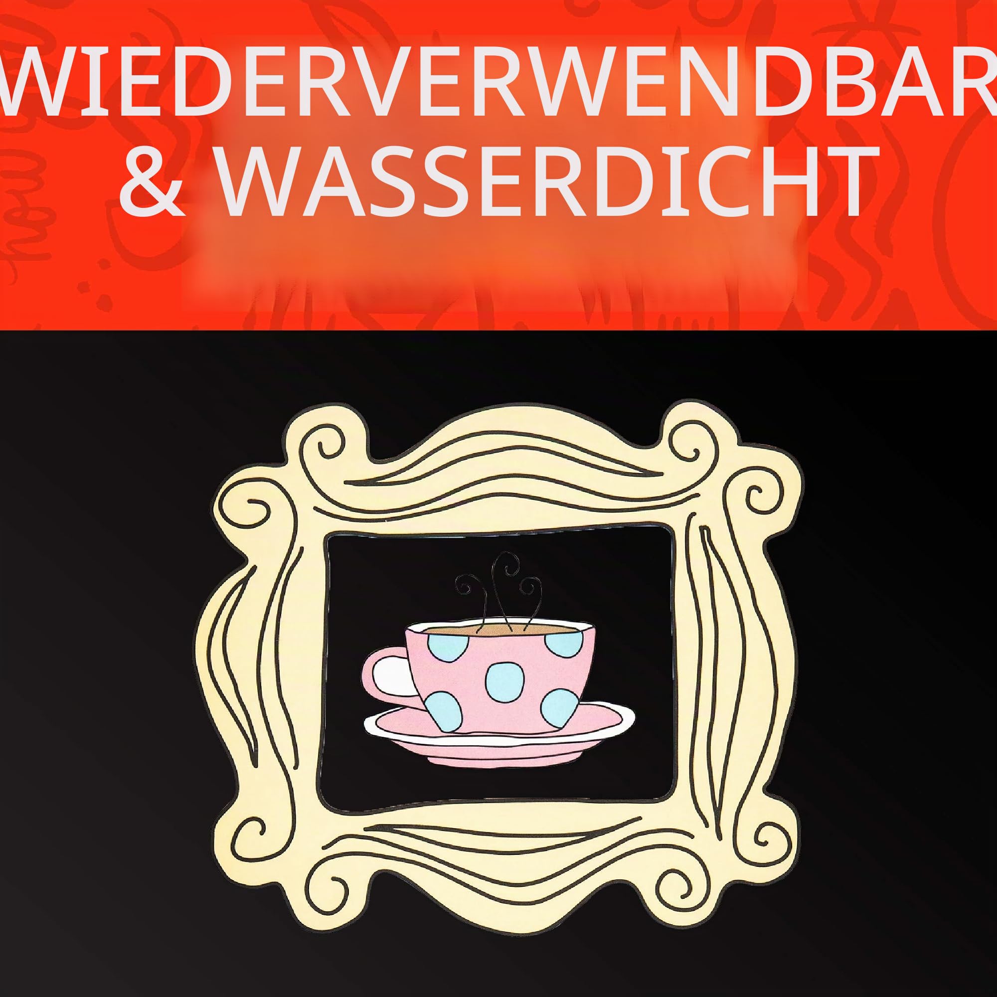Paladone Friends Gadget Decals 4 Blatt wasserfest