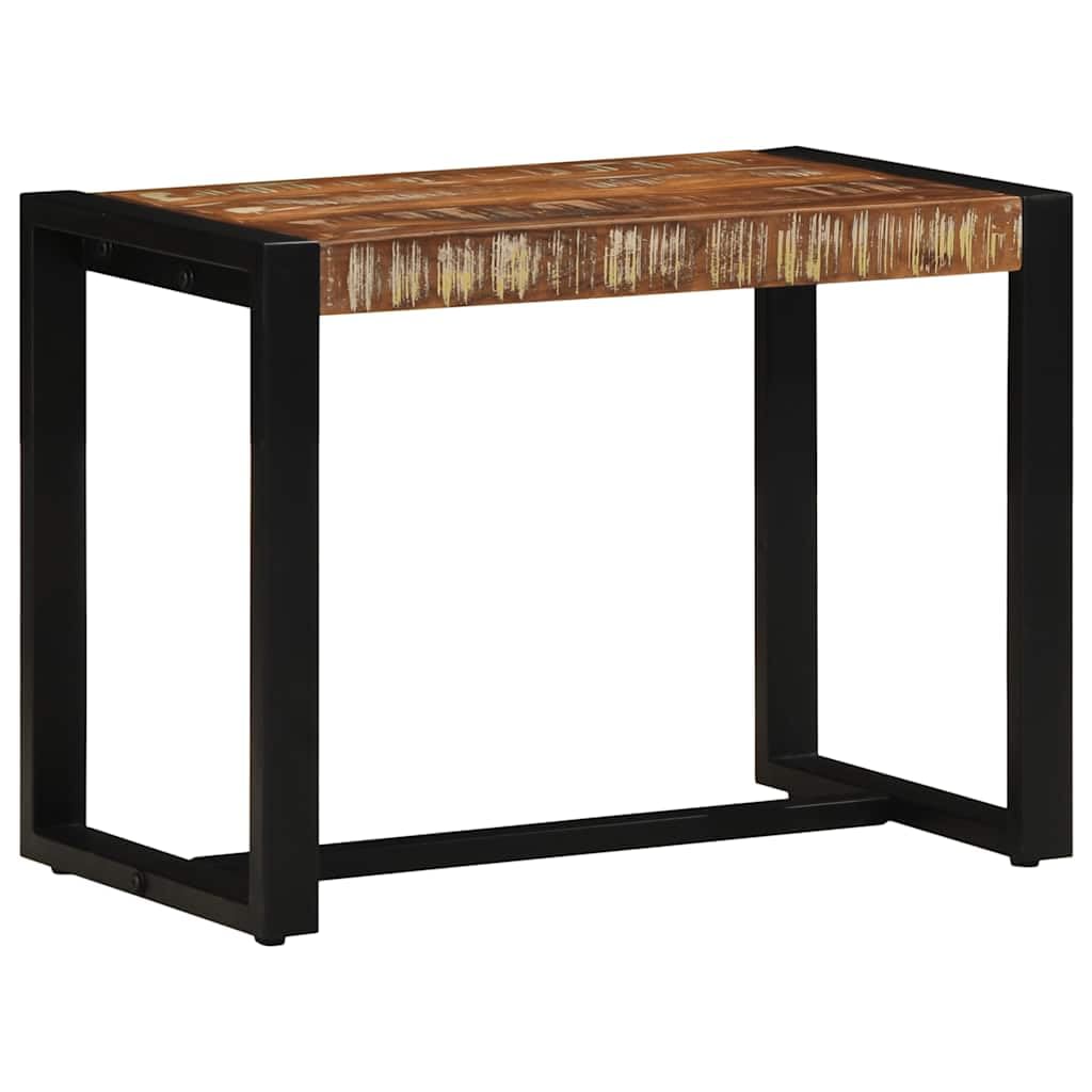 vidaXL Bank 60x35x45 cm Altholz Massivholz Sitzbank Bunt