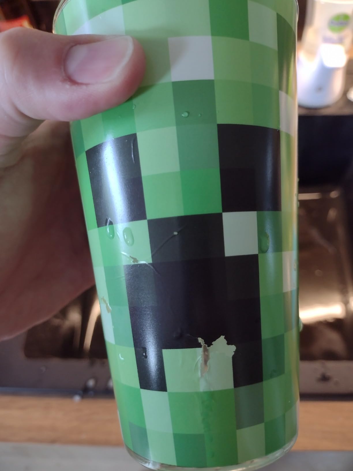 Paladone Minecraft Creeper Glasbecher 400 ml grün