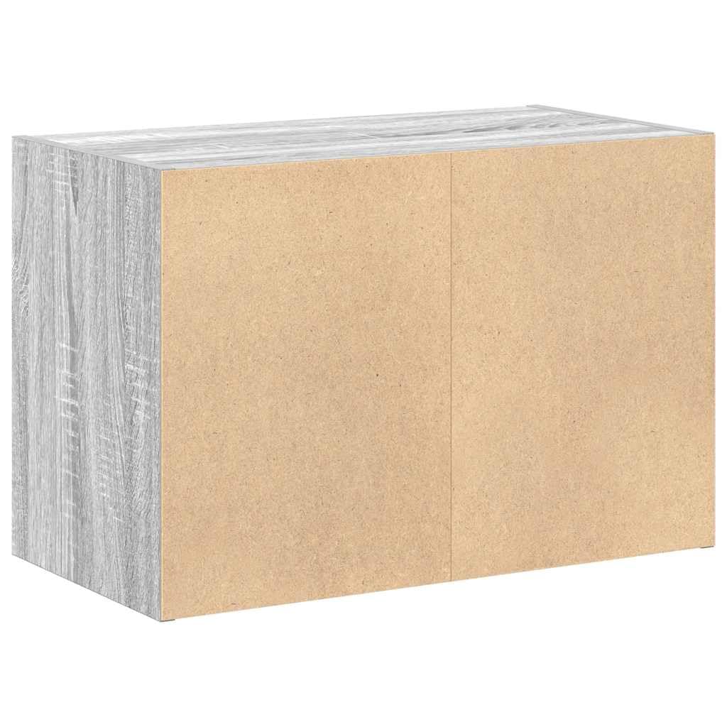 vidaXL Schrank 2 Schubladen Kommode Grau Sonoma 60x31x40