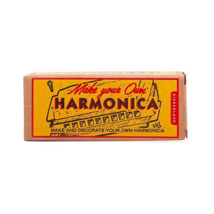 Kikkerland Crafters Make Your Own Harmonica Mundharmonika Bastelset