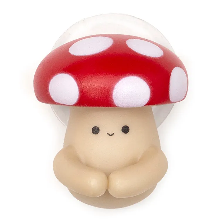 Kikkerland Mushroom Zahnbürstenhalter Pilz mit Saugnapf
