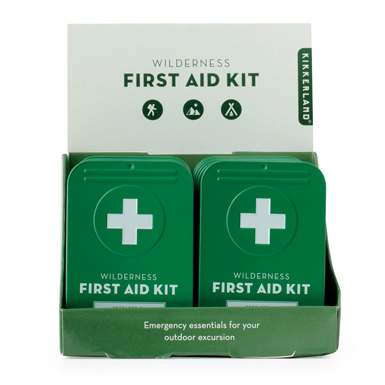 Kikkerland Wilderness First Aid Kit Erste Hilfe Set Dose