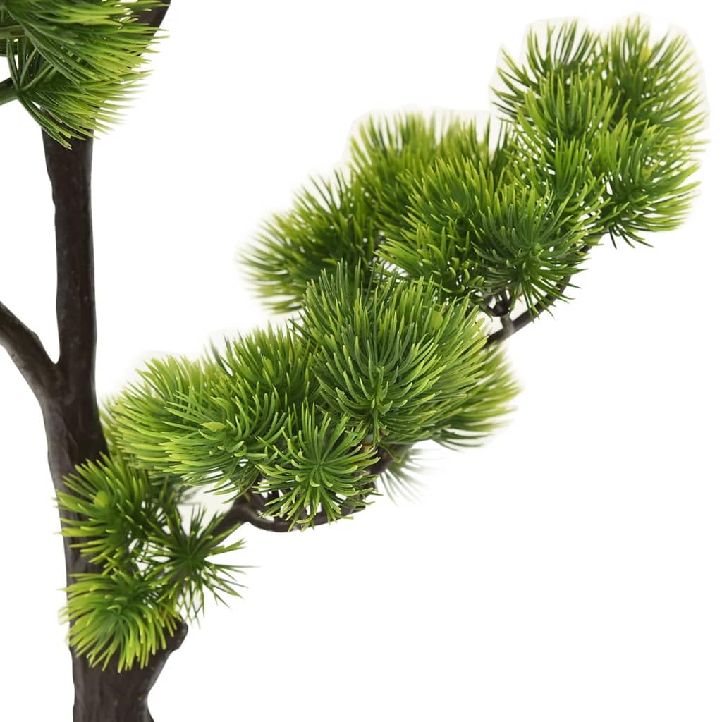 vidaXL Bonsai Pinus künstlich 60cm Dunkelgrün mit Topf