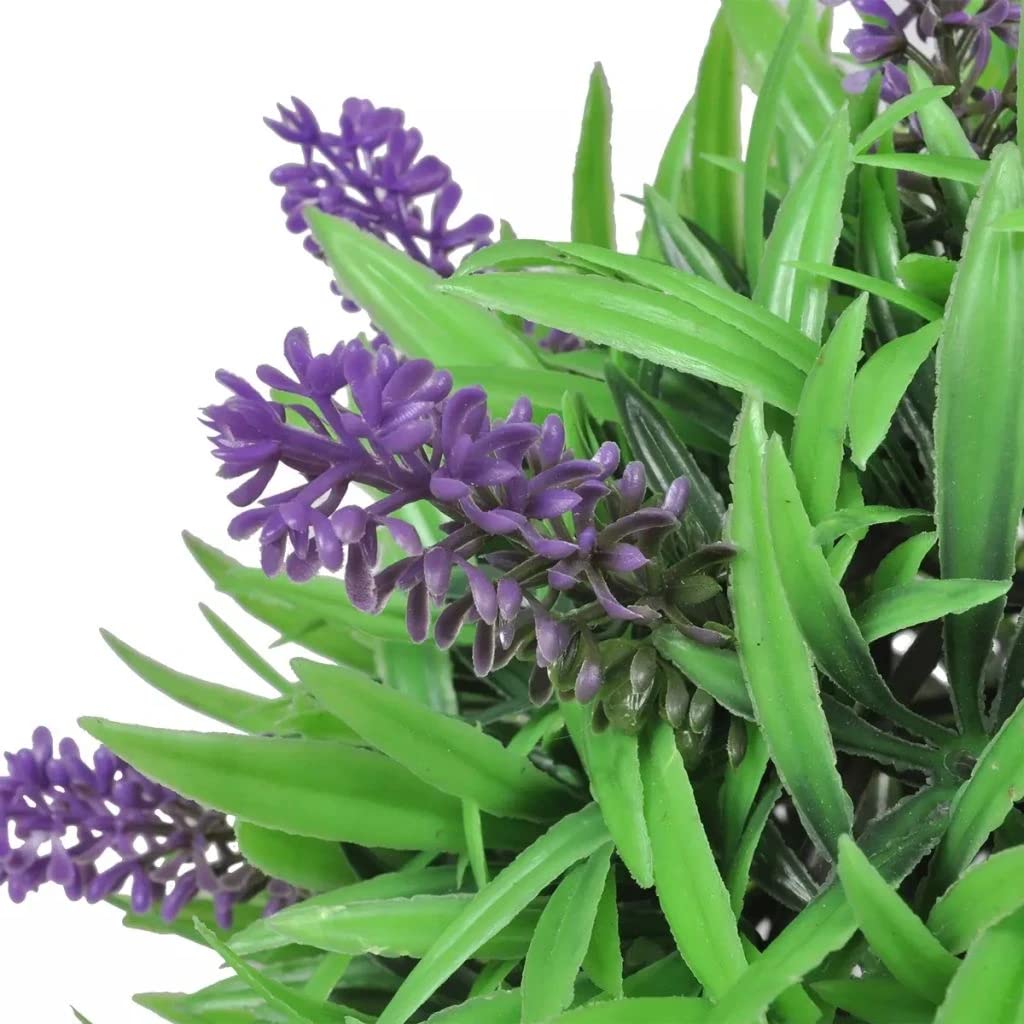 vidaXL Buchsbaumkugel Lavendel 28cm 2 Stk. Kunstpflanze