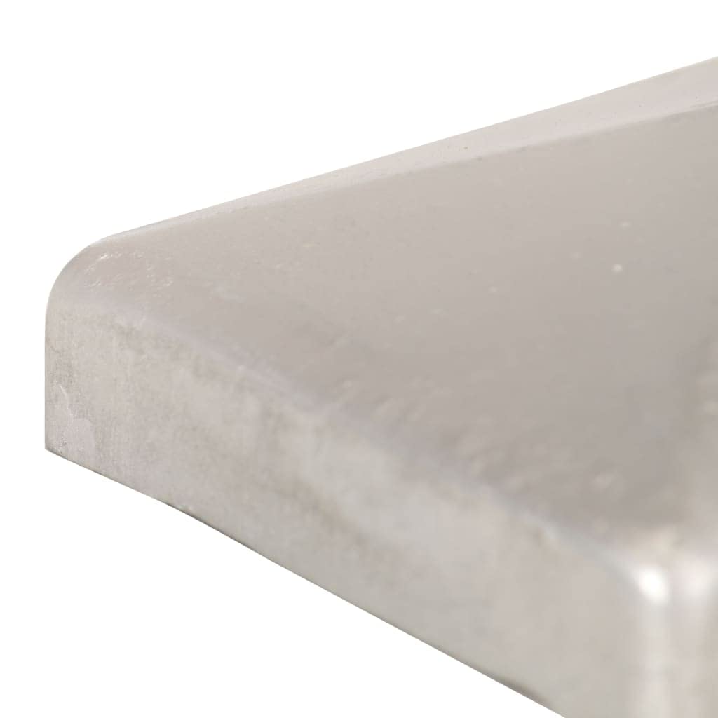 vidaXL Pfostenkappe Pyramide 71x71mm Metall 6 Stück