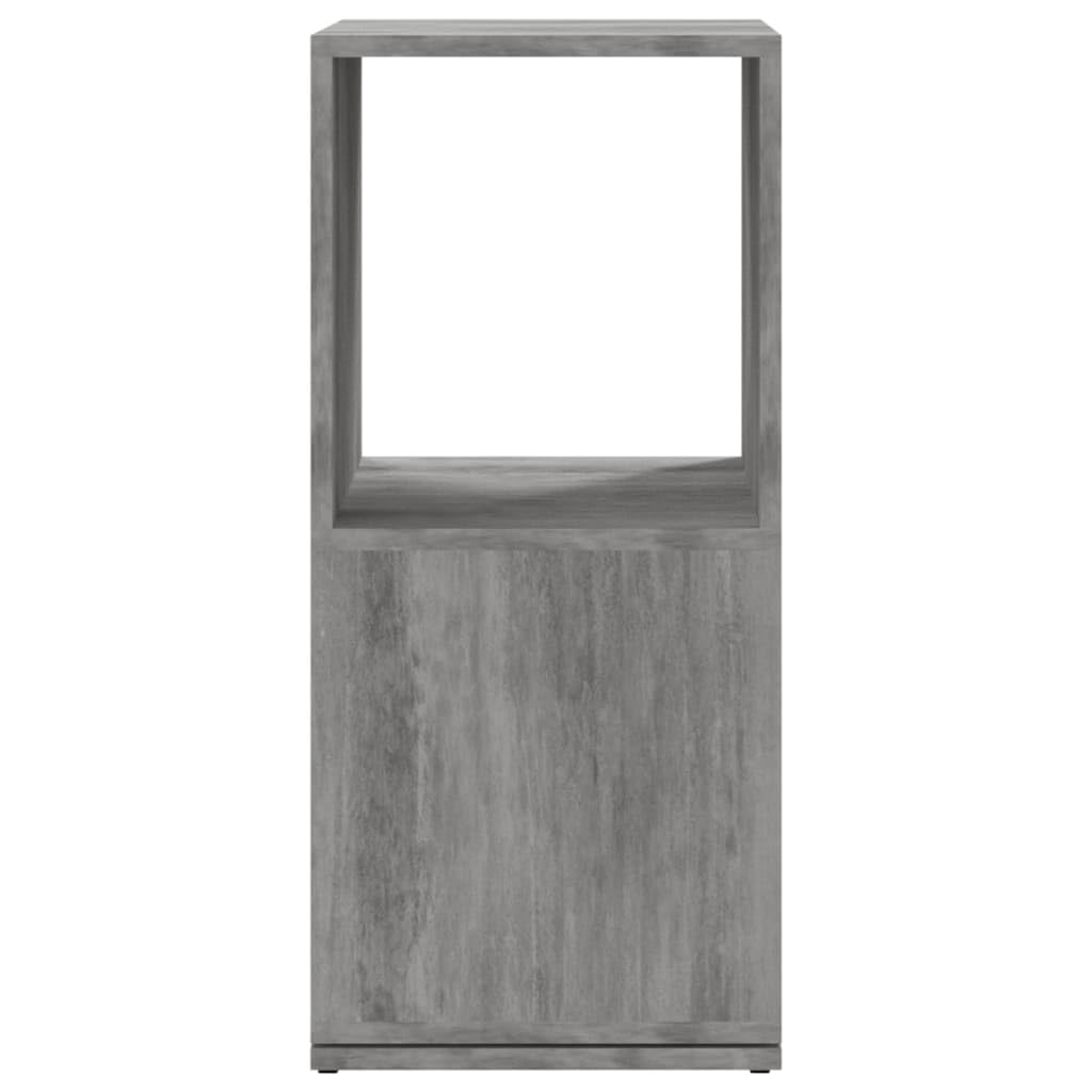 vidaXL Drehregal Betongrau 34,5x34,5x75,5 cm Standregal 360°