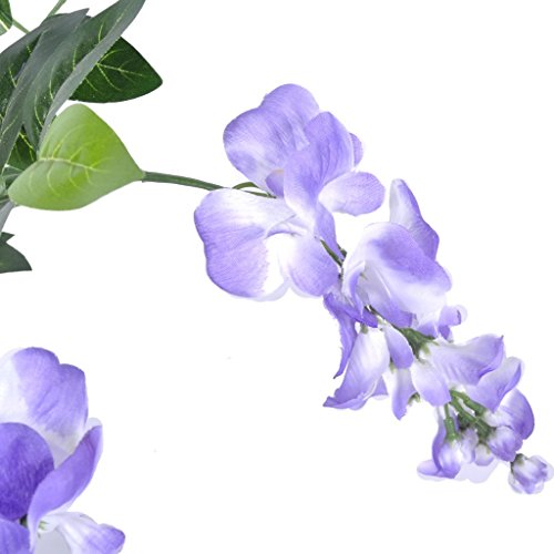 vidaXL Heim & Garten Glyzinie künstlich mit Topf 120cm