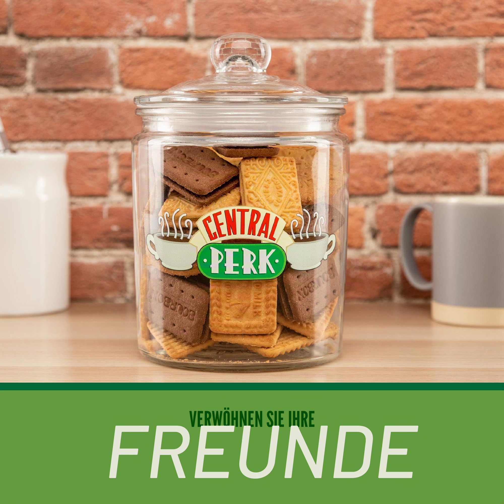 Paladone FRIENDS Central Perk Keksdose Glas 20cm