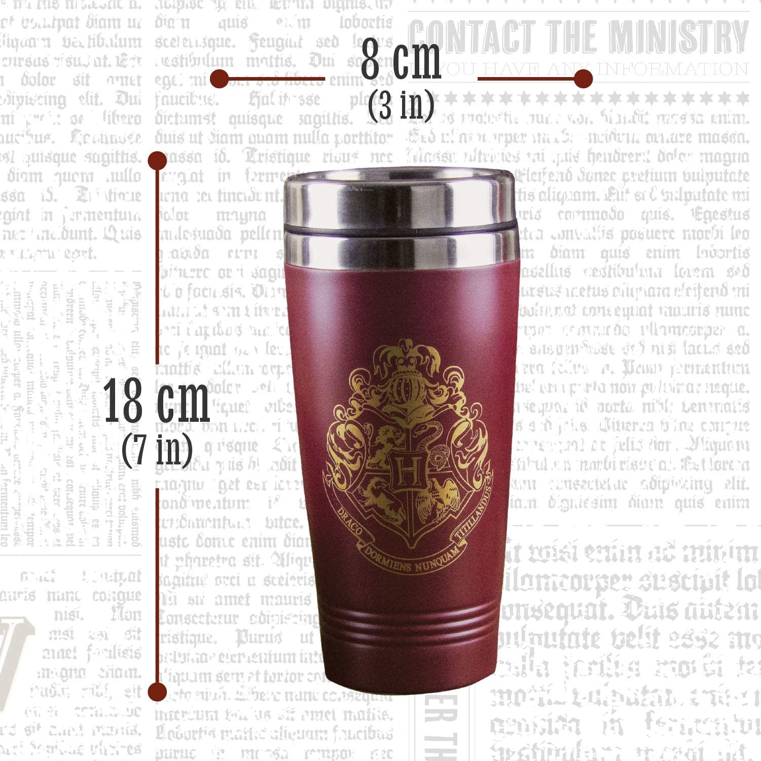 Paladone Harry Potter Reisebecher Edelstahl 450 ml