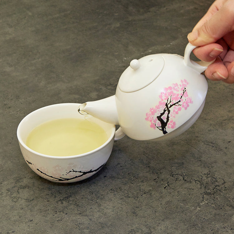 Kikkerland Kitchen Blossom Morph Teapot Teekanne mit Tasse