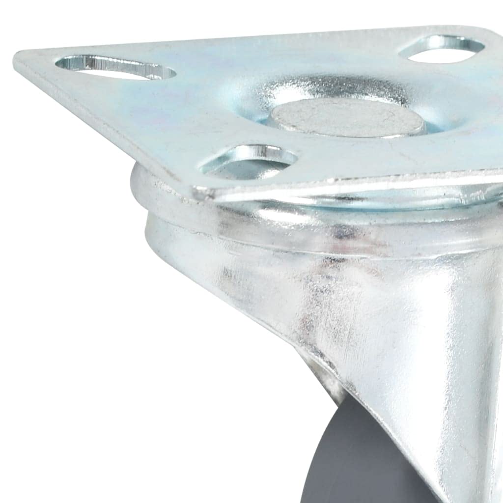 vidaXL 8x Lenkrollen 50 mm Möbelrollen TPR leise 8er-Set