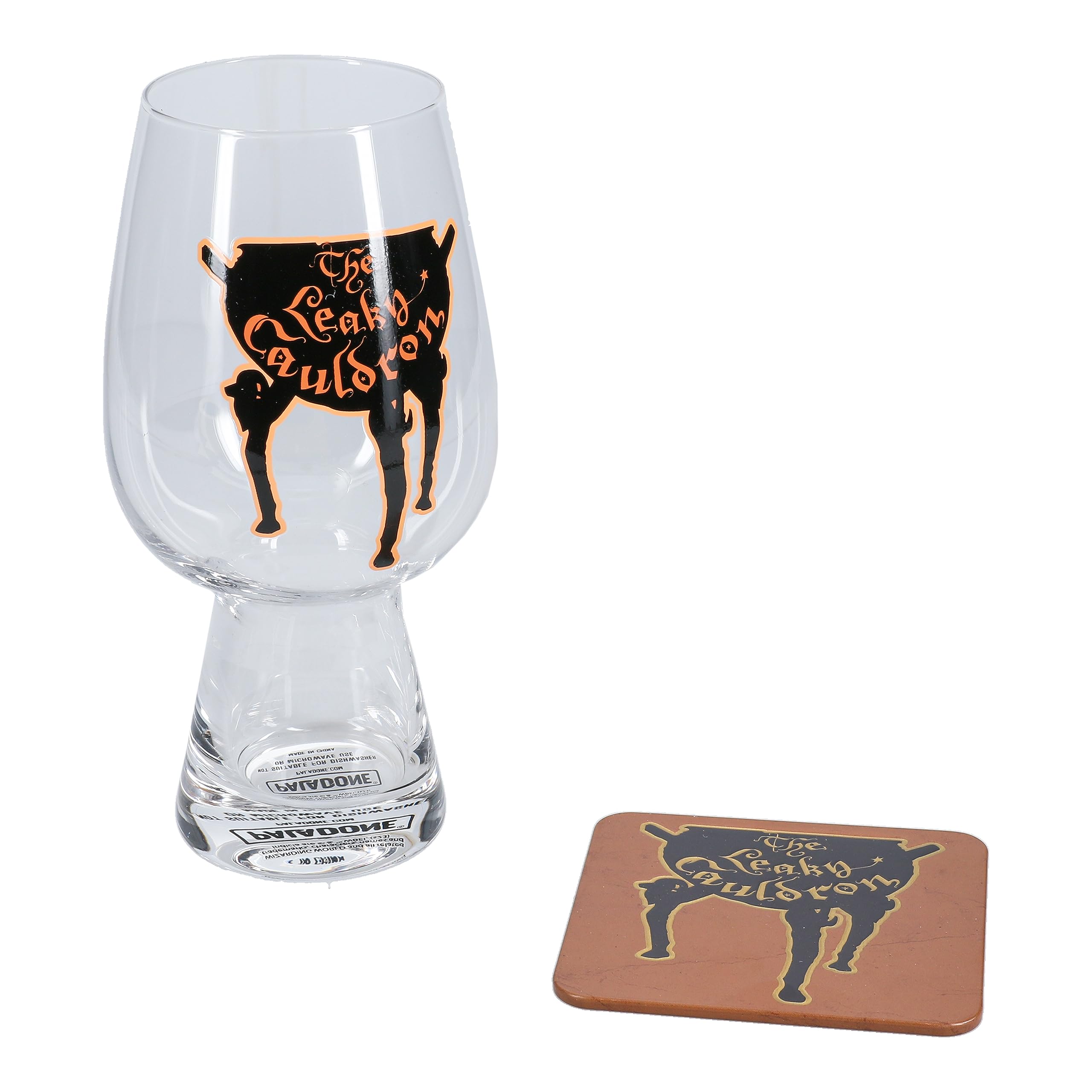 Paladone Harry Potter Tropfender Kessel Glas 550 ml Untersetzer