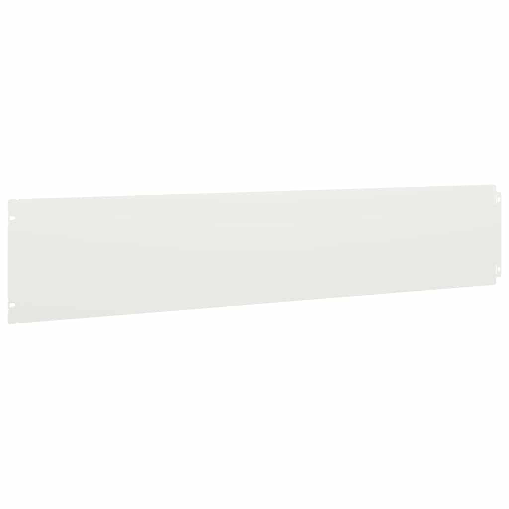 vidaXL Rasenkanten 20x103 cm Stahl 30 Stück Weiß
