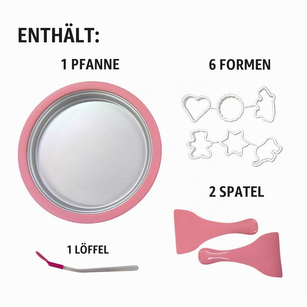 MikaMax Bar & Kitchen Eisplatte Ø30 cm Eismaschine mit Rezepten