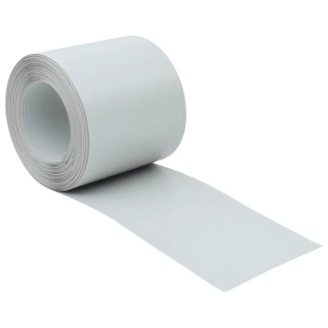 vidaXL Heim & Garten Sichtschutzstreifen Hellgrau 10 Stk PVC