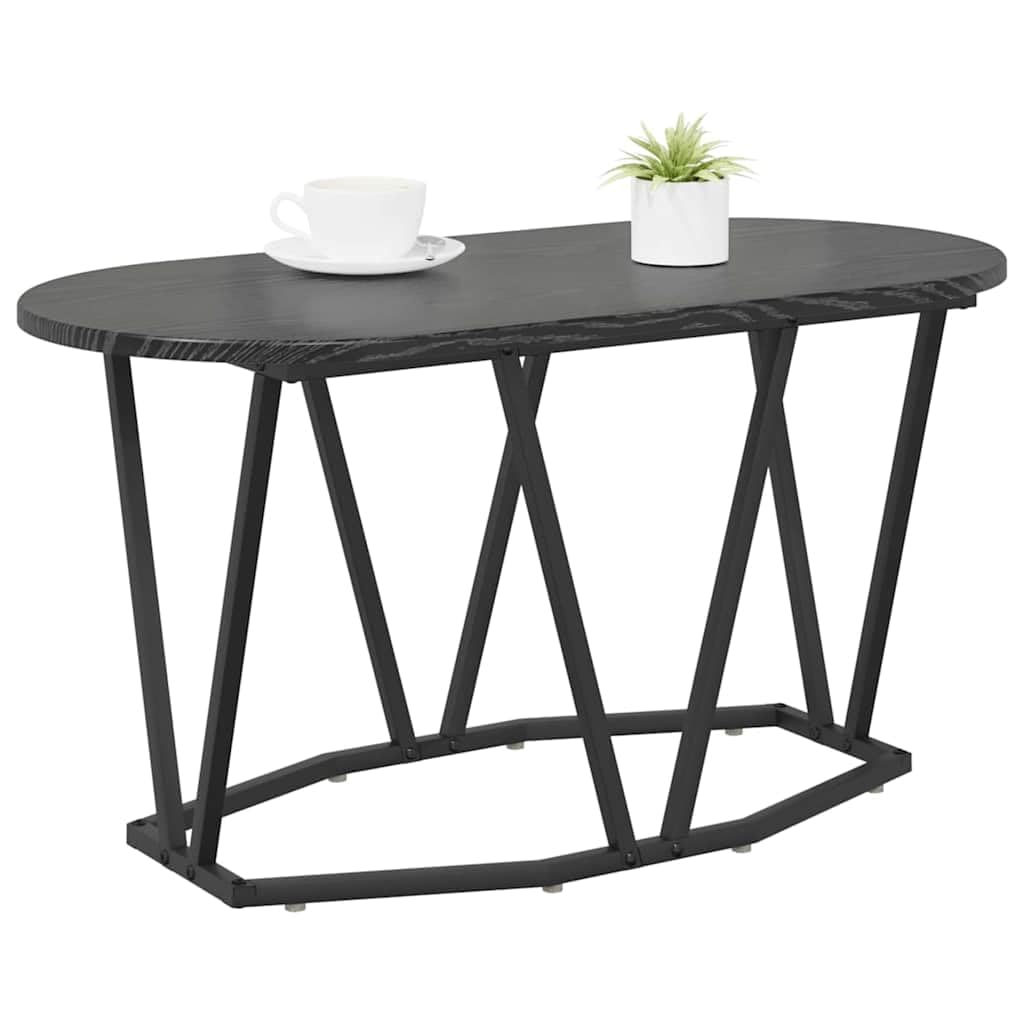 vidaXL Möbel Couchtisch 80x40x40,5 cm Schwarze Eiche Holzwerkstoff