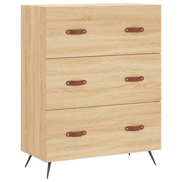 vidaXL Kommode Sonoma-Eiche 69,5 cm Holzwerkstoff